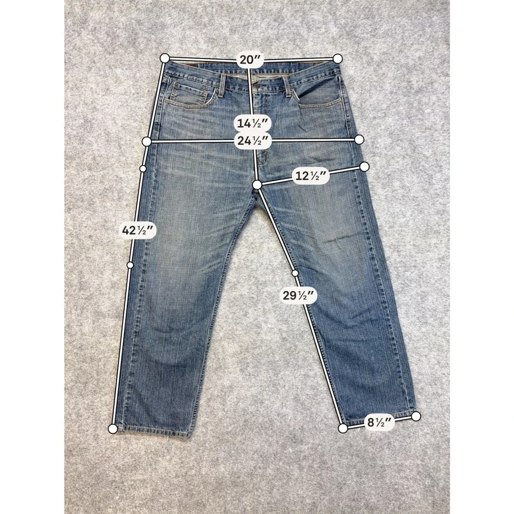Levi's 505 Regular Fit Jeans‎ Men's Size 40x30 Blue Denim Pants